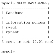 使用SHOW命令來(lái)查看新數(shù)據(jù)庫(kù)是否創(chuàng)建成功